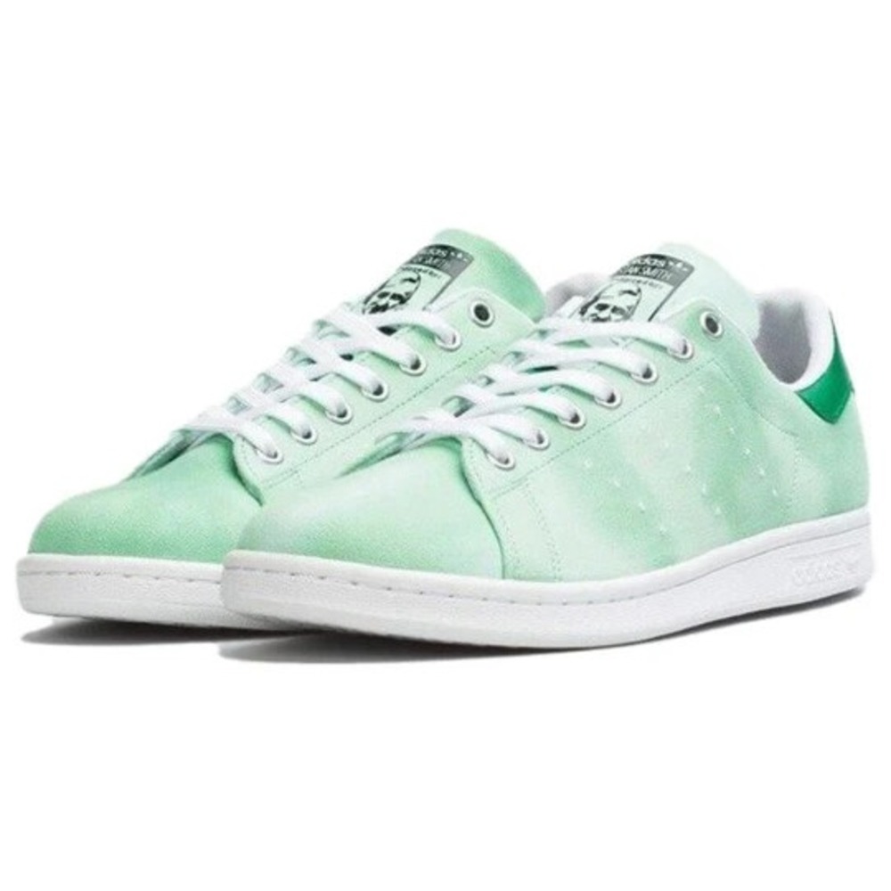 MENS SIZE 5 WOMENS 6.5 Adidas Stan Smith Pharrell Hu Holi Shoes AC7043 Green Low